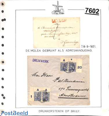 2 covers from a mill collection