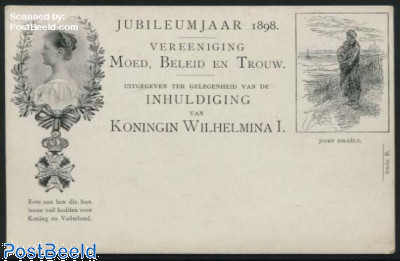 Postcard 2.5c, Jozef Israels