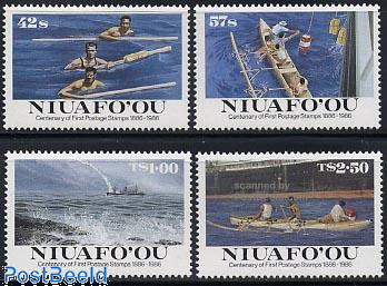 Stamp centenary 4v