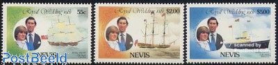 Charles & Diana wedding 3v (with ship)