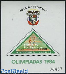 Panama 1984 Olympic Games Souvenir Sheet