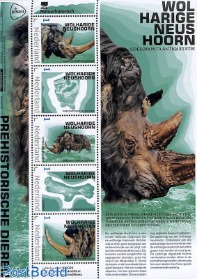 Preh. animals 5v m/s, Wolharige Neushoorn