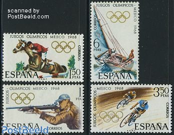 Stamps from the year 1968 with the theme Olympic Games - PostBeeld