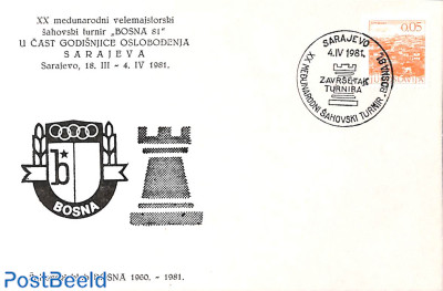 Special card, chess topic
