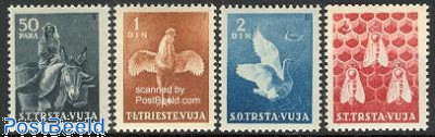 Definitives 4v, new colours