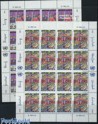 Human Rights 2 minisheets