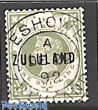 [1888, 1sh, used, ESHOWE 22 dec 1892](https://www.postbeeld.com/sza-11a-1sh-used-eshowe-22-dec-1892 "1888, 1sh, used, ESHOWE 22 dec 1892")