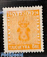 Sweden 1858 24 Ore Three Crowns Coat of Arms