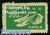 South Korea 1949 200 Won Stylized Bird Stamp