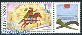 Postal connection 1v+tab