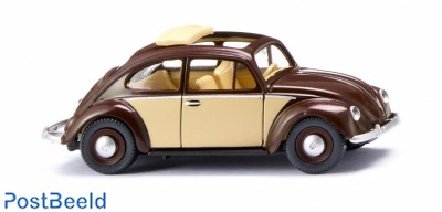 VW Beetle 1200 with folding roof - chocolate brown - ivory