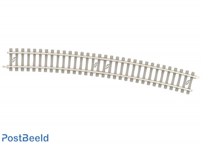 Curved Track with Concrete Ties R 5 (492.6 mm / 19-3/8“) – 15°