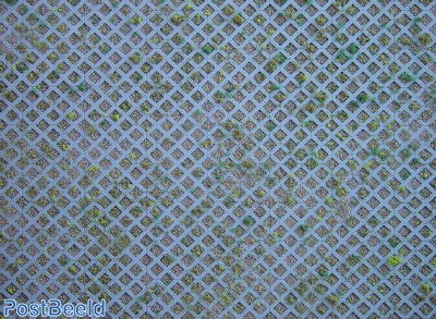 Decorplate H0 ~ Diamond Perforated Bricks with Grass (25x12.5cm)