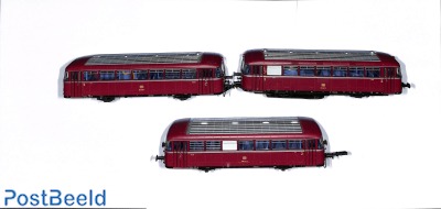 DB Br798 Railbus with 2 extra wagons OVP/ZVP