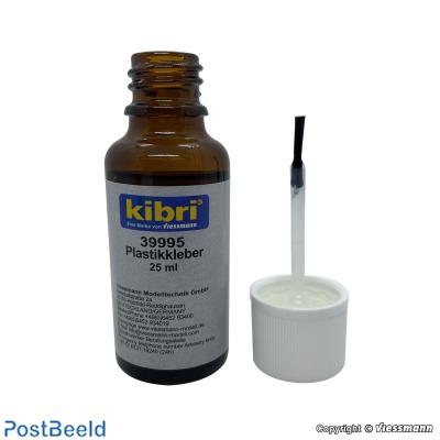 Plastic glue liquid, with brush, 25ml / 22,5g