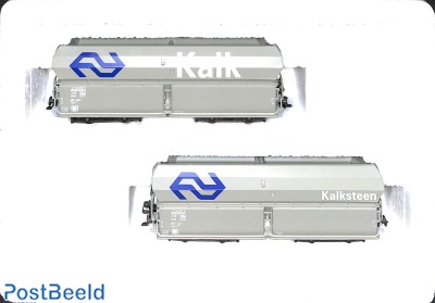 NS Set of 2 Hopper Wagons "Kalk"