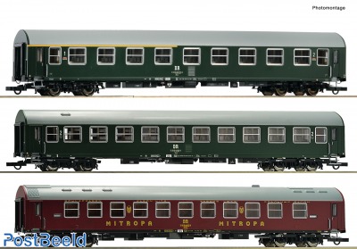 3-piece set 2: Passenger coaches, DR