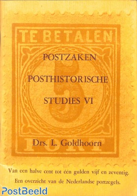 Posthistorische studies VI, de Nederlandse Portzegels, 92p, 1979