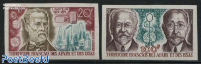 Famous people 2v, imperforated