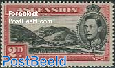 2p, Stamp out of set, perf. 14