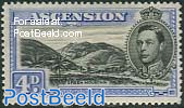 4p, Green Mountain, Perf. 13.5, Stamp out of set