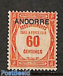 Postage due 60c, Stamp out of set