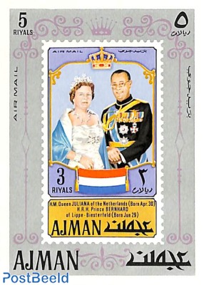 Dutch queen Juliana & prince Bernhard s/s