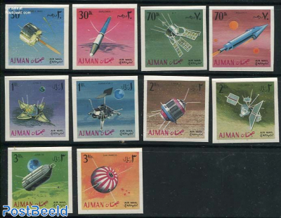 Space exploration 10v imperforated
