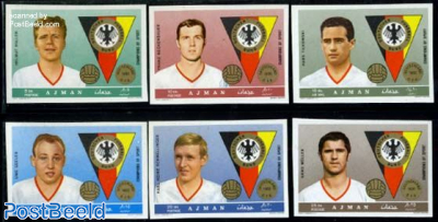 German football 6v imperforated