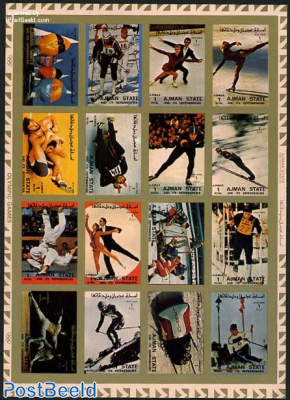 Olympic games 16v m/s, imperforated