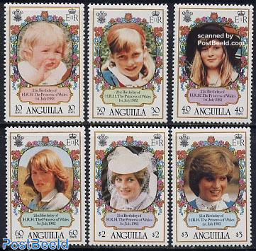 Princess Diana 6v