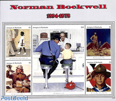 Norman Rockwell paintings 5v m/s