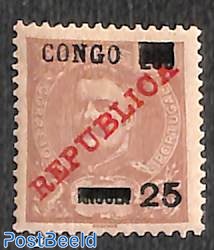 Congo, Overprint 1v