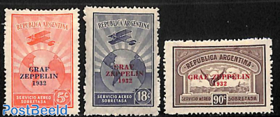 Graf Zeppelin 1932 3v