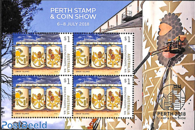 Perth Stamp & Coin show s/s