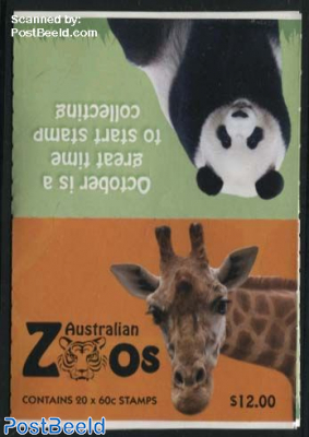 Australian Zoos foil booklet