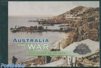 Australia and War prestige booklet