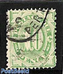 10d, Postage due, perf. 12:11.5, Stamp out of set