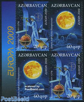 Europa, astronomy 4v from booklet [+]