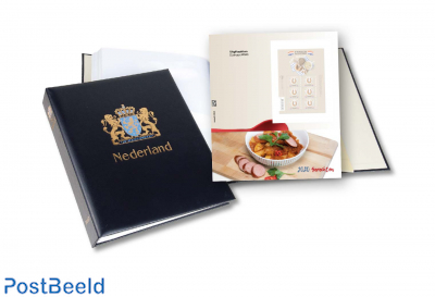 LUXURY POSTAGE STAMP ALBUM TYPICAL DUTCH (G.V.) I 2020- (COLOR)