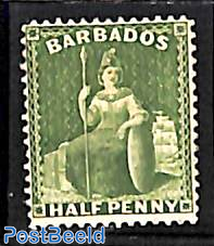 1/2d, perf. 14, Stamp out of set, without gum