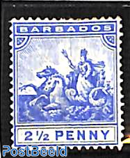 2.5d, WM Crown-CA, Stamp out of set