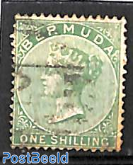 1sh, perf. 14, used