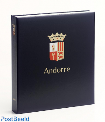 Luxe binder stamp album Andorra (French / Spanish) I