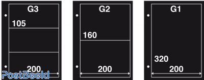 Folders FDC G2 black (per 10)