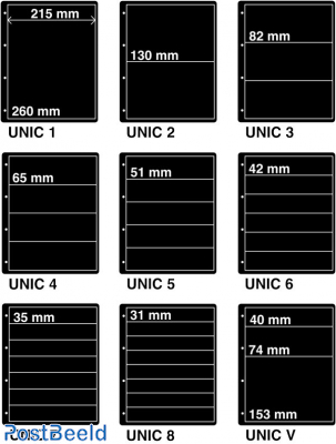 Kosmos stock pages UNIC range (per 9)