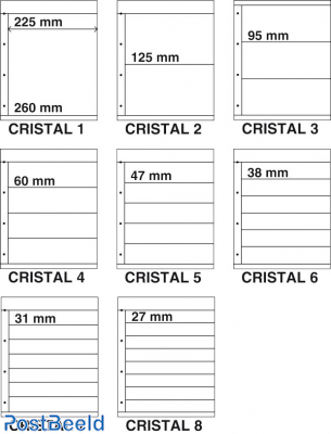 Kosmos stock pages Cristal range (per 8)