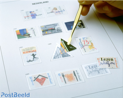 Luxe stamp album content Netherlands sheets III 2015-2018
