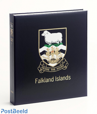 Luxe binder stamp album Falkland Dep. (Without Number)
