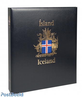 Luxe stamp album Iceland I 1873-1989